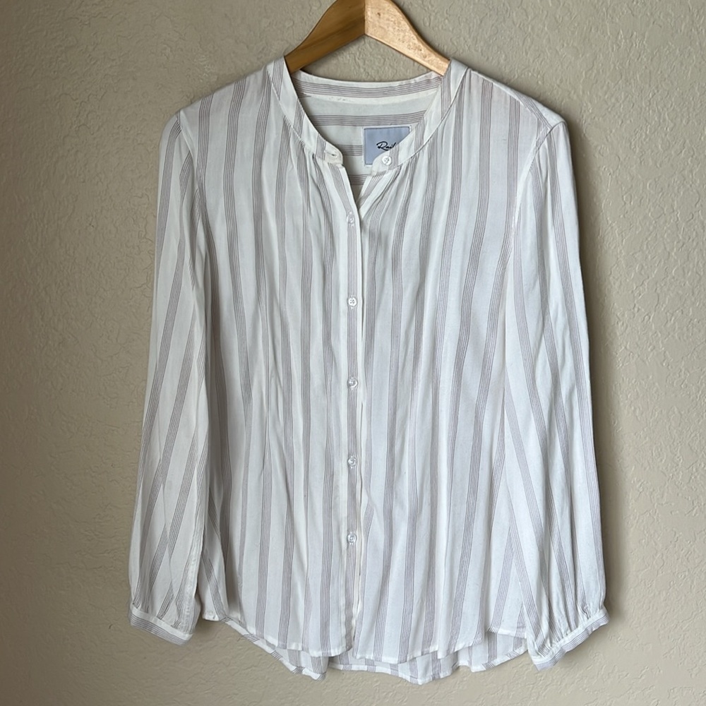 Rails Eloise striped button top - Picture 2 of 10